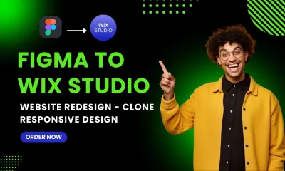 convert figma to wix studio and build wix website or wix studio redesign