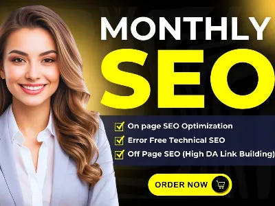 provide complete monthly SEO service with keyword research, onpage and off page