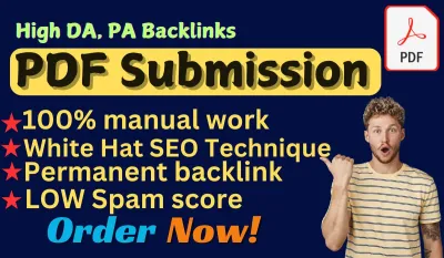 Excellent Quality PDF Submission Backlinks