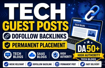 I will publish technology guest posts with dofollow backlinks