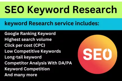 do SEO keyword research and competitor analysis