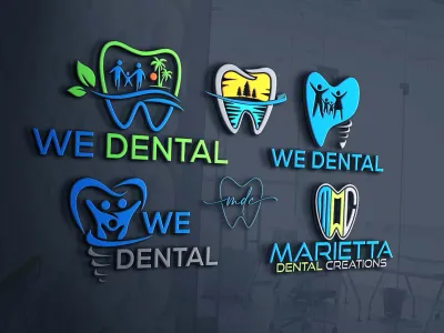 design logo healthcare dental medical doctor clinic dentist hospital medicine