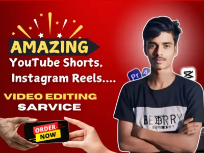 I Will be your instagram reels, youtube shorts, tiktok video editor
