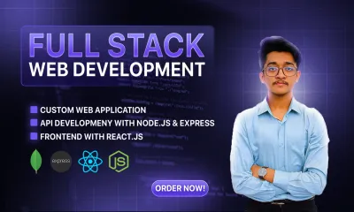 I will develop a Professional full stack custom website for you