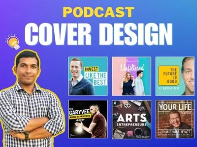 design professional podcast cover art and logo very quickly