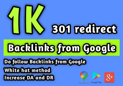 create 1500 google redirect backlinks