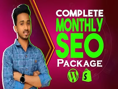 do complete monthly SEO package for boost your google ranking