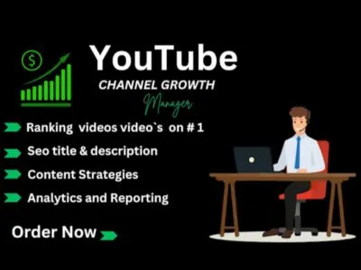 YouTube channel growth manager