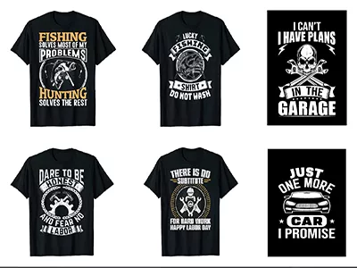 do vector  typography t-shirt design within 24 hour