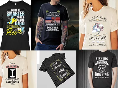 create a unique vintage and svg t-shirt design with typography