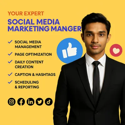 be your social media marketing manager, content creator for posts and ads
