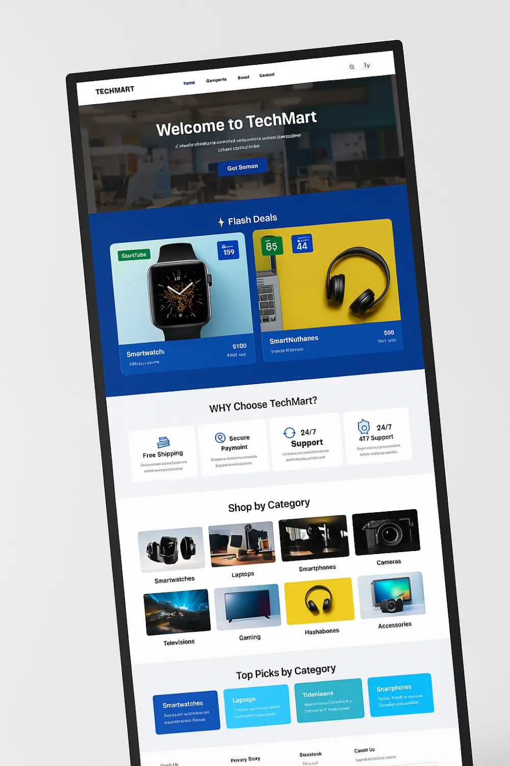 E-Commerce Design For Client