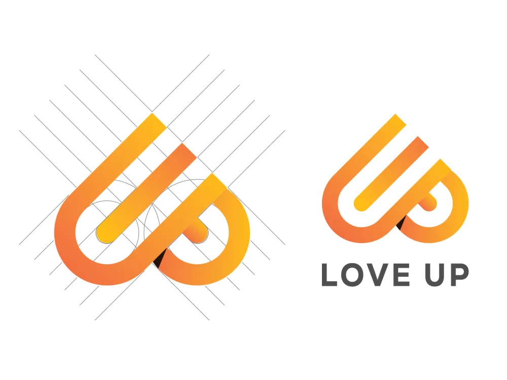 Love up grid logo