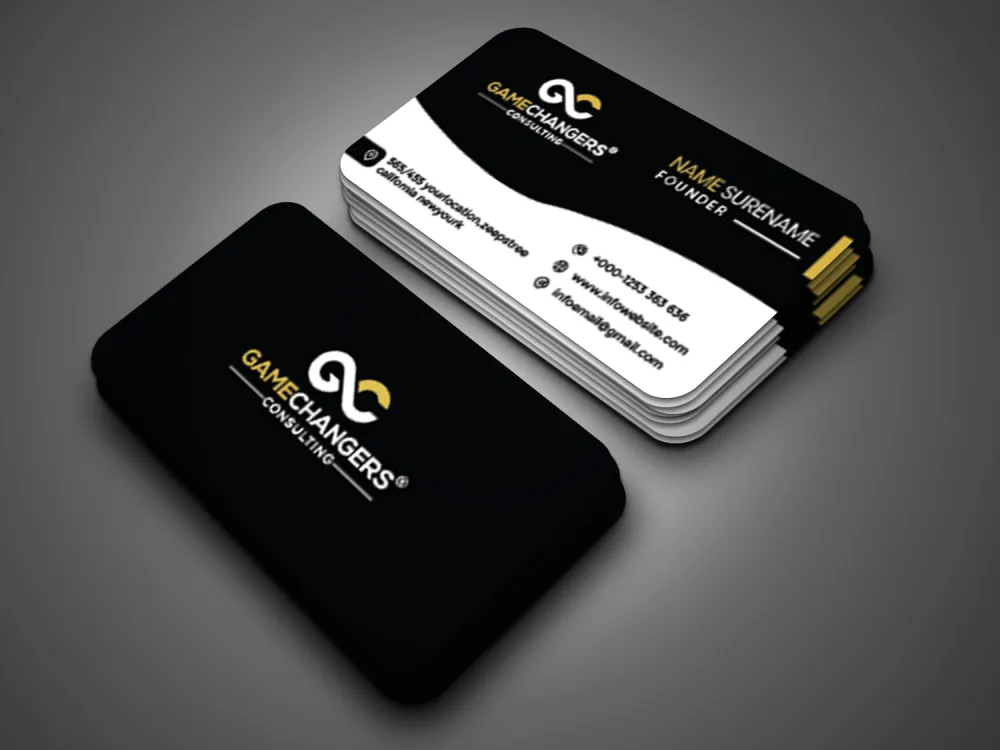 modern business card