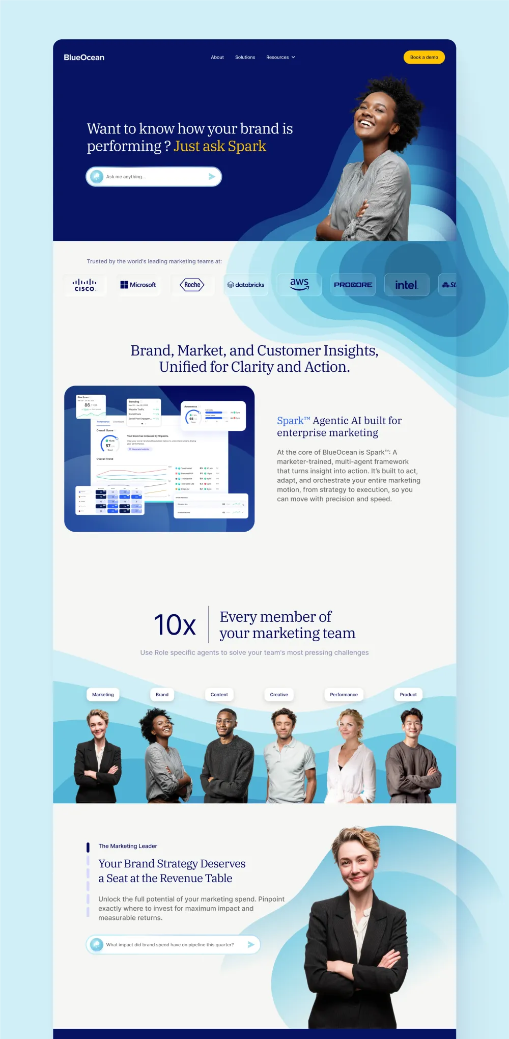 BlueOcean Website Built with Framer