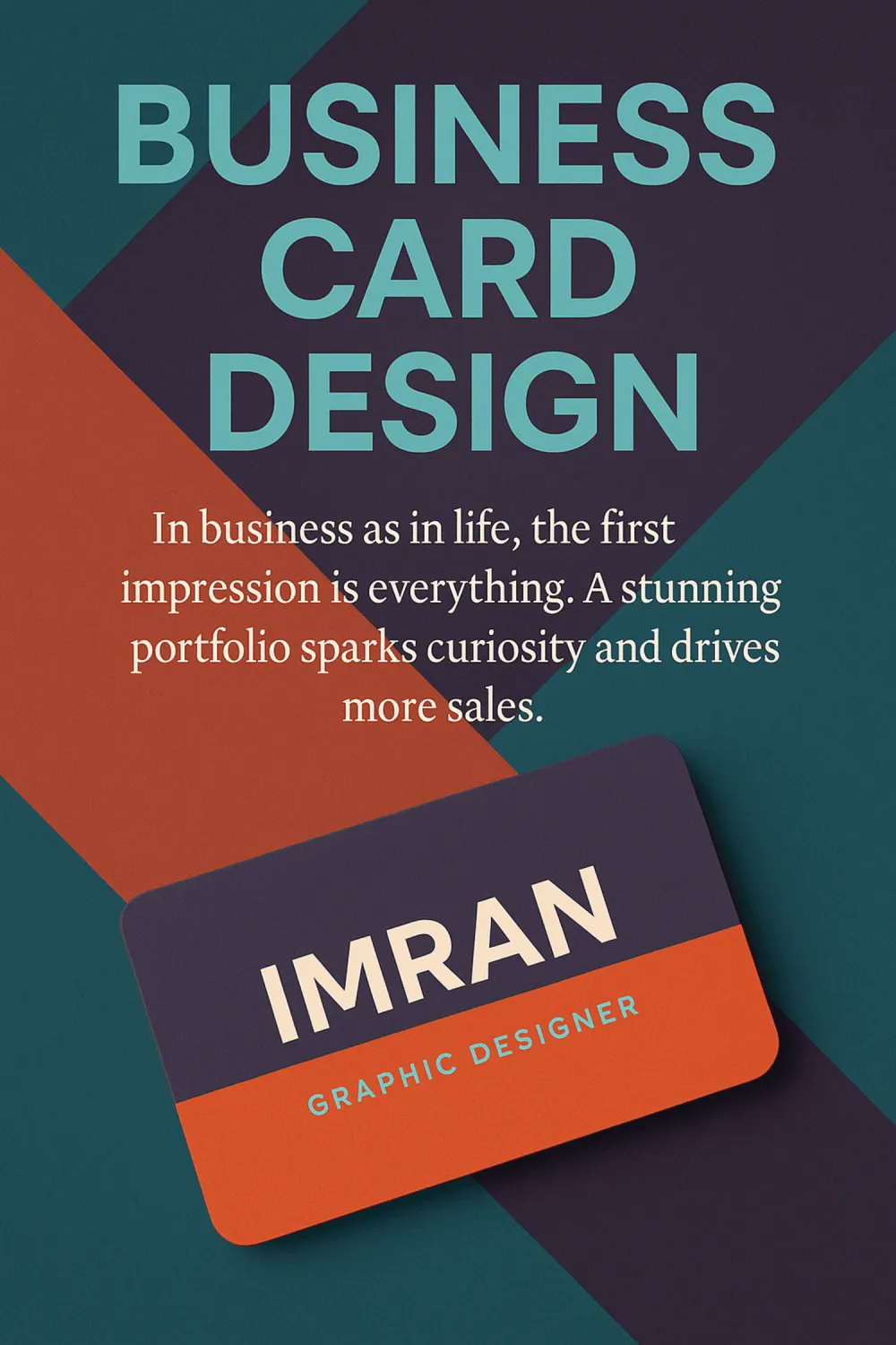 I create Eye Catching Unique and Professional Visiting Card Design