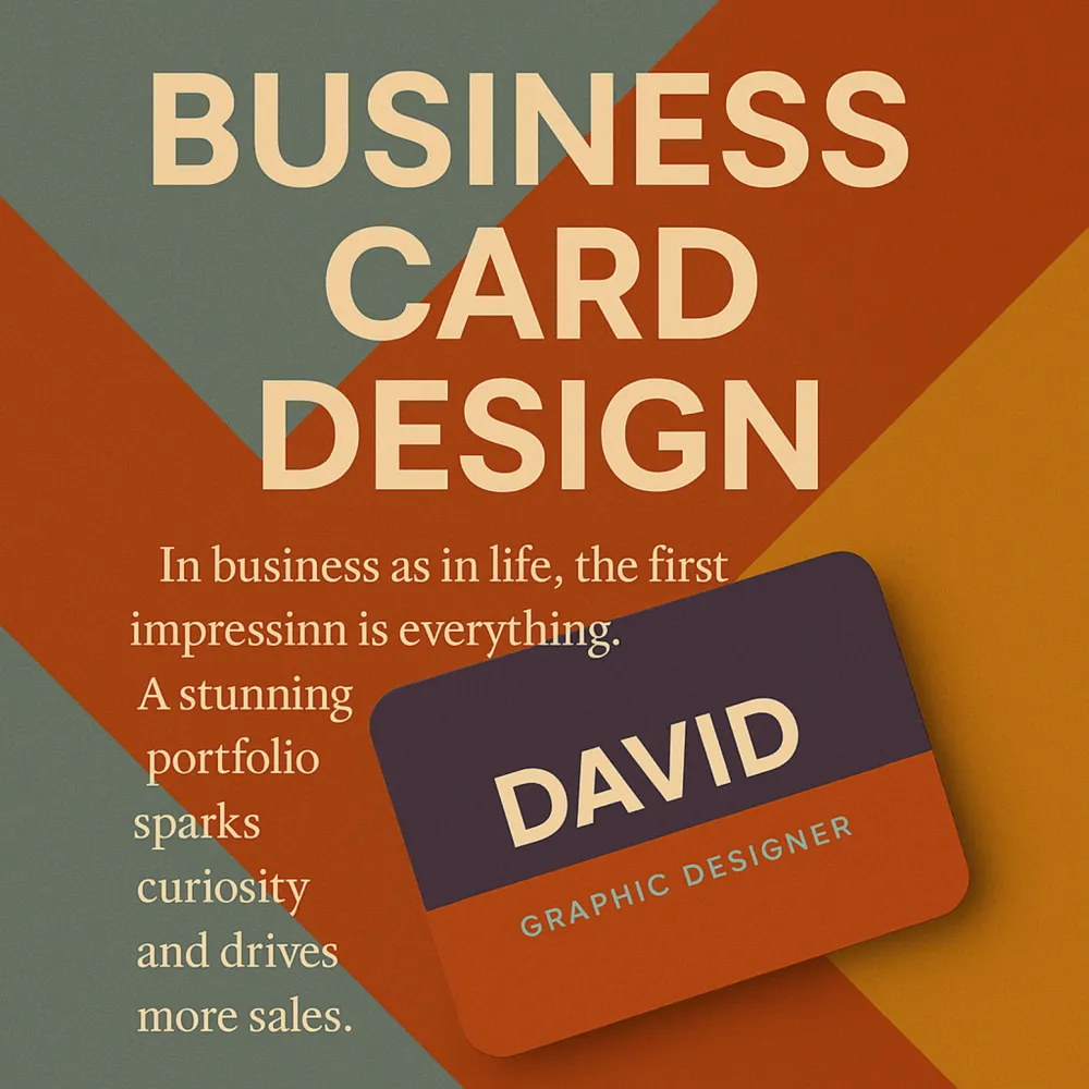 I create Eye Catching Unique and Professional Visiting Card Design