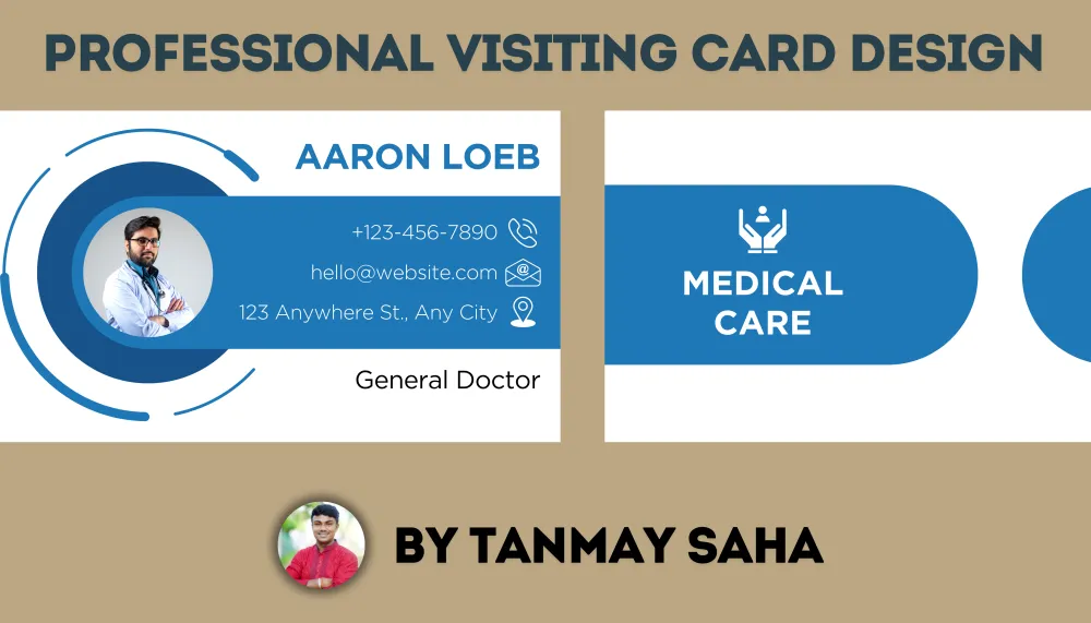 Visiting card for your business or personal use