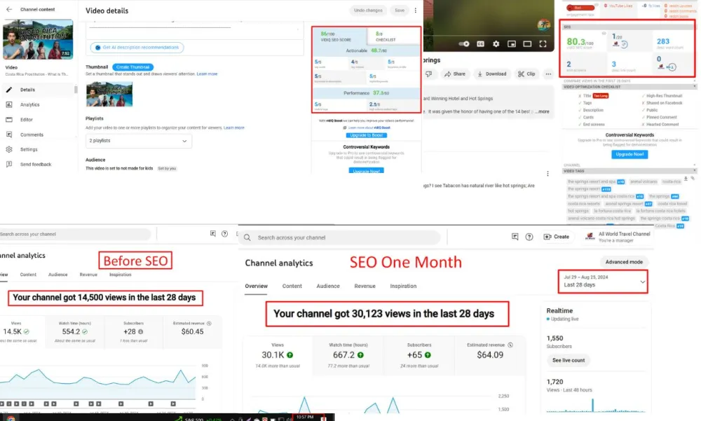 YouTube Video SEO and More Engagements and Earnings