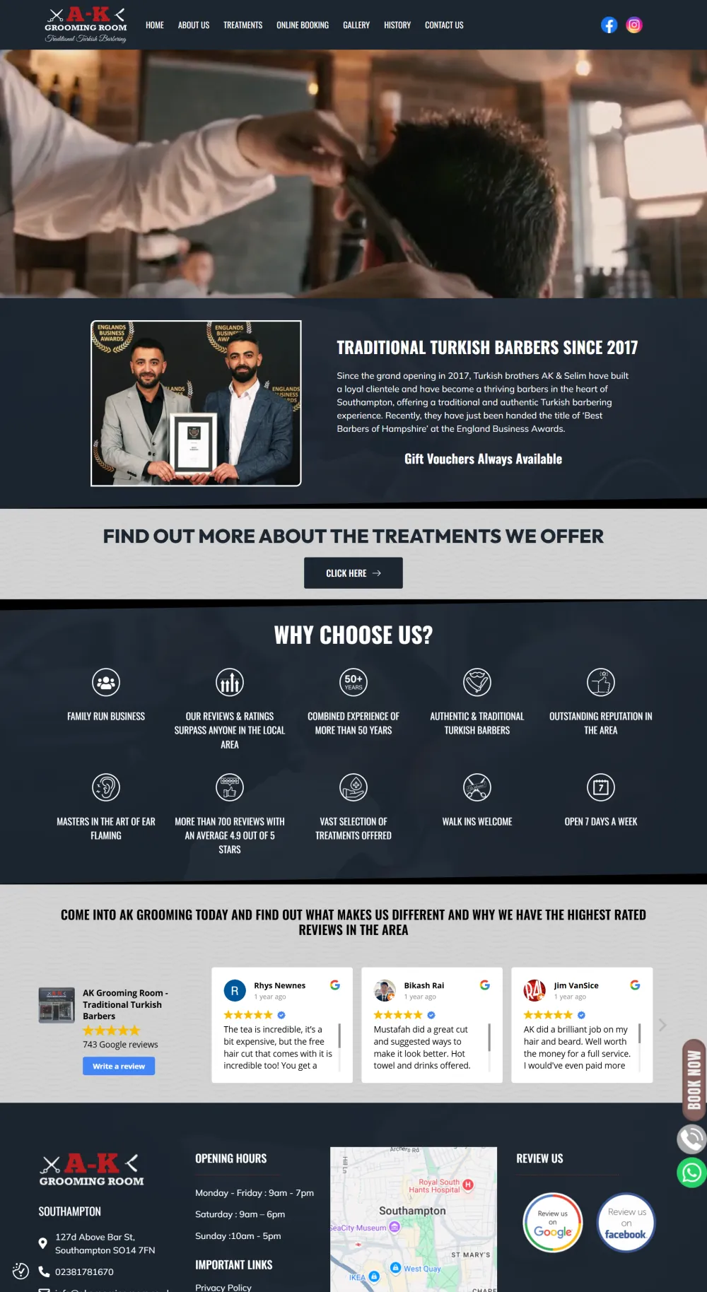 Uk Salon Website
