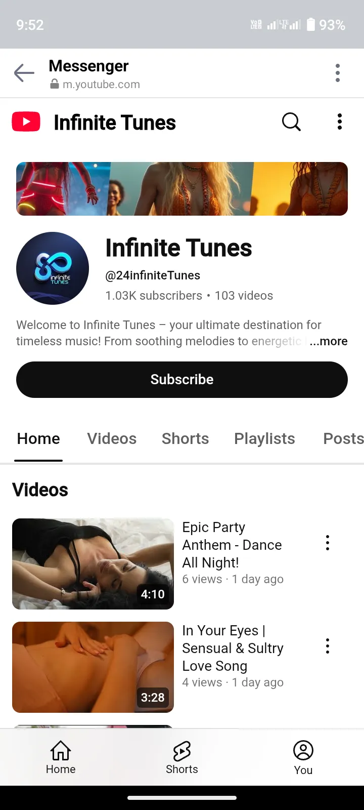 YouTube subscribers 