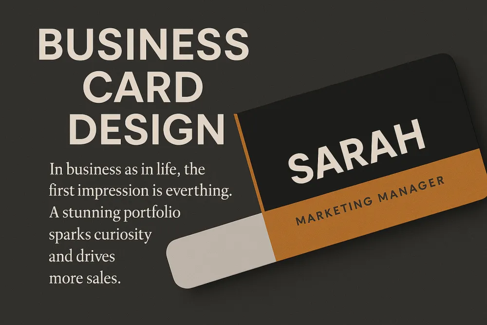 I create Eye Catching Unique and Professional Visiting Card Design