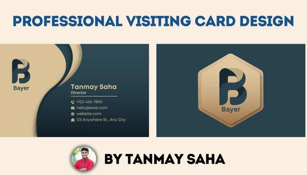 Visiting card for your business or personal use