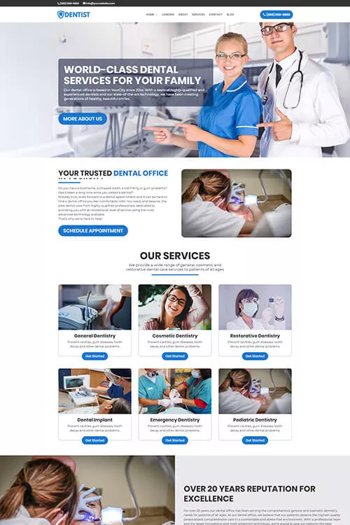 Dentist Website