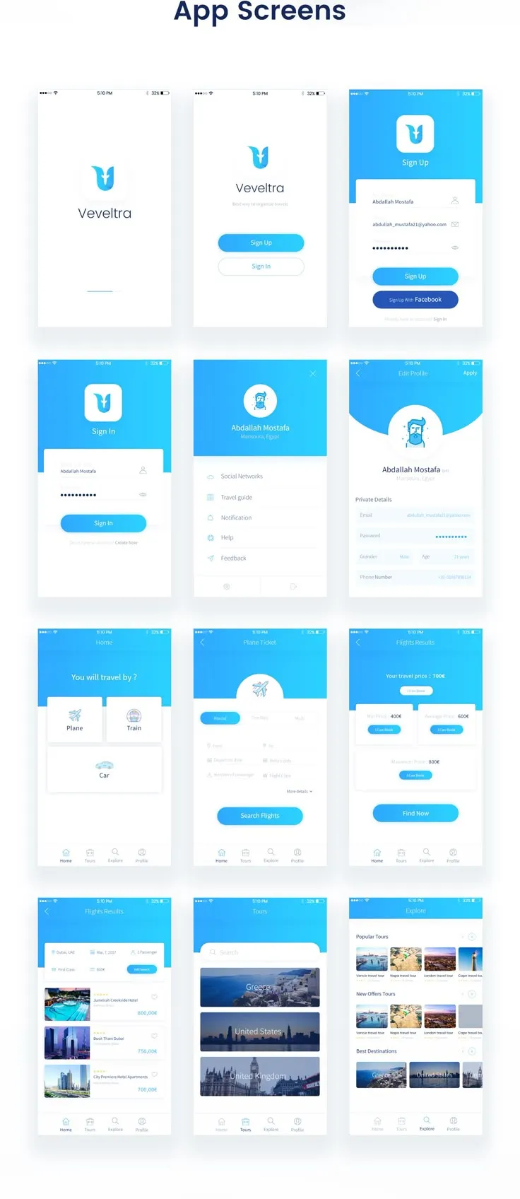  professional Mobail App Ui / Ux design