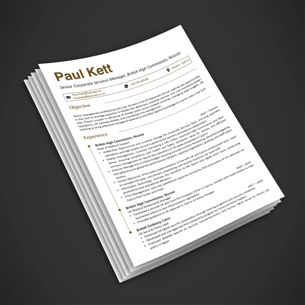  Resume/CV Writing and Designing