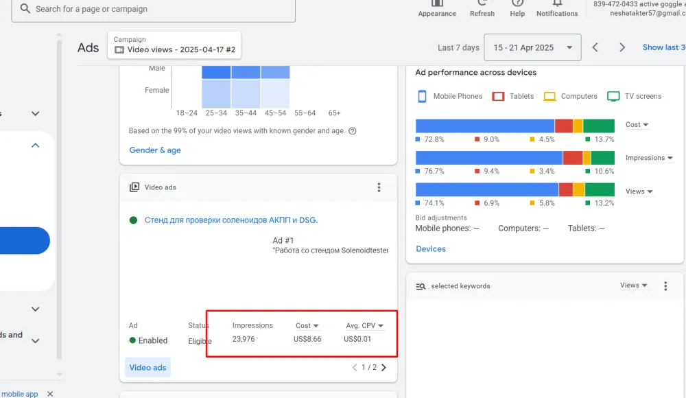      Setup and Manage Google Ads Campaign, PPC, YouTube Ads, Display Ads,, and Keyword Research