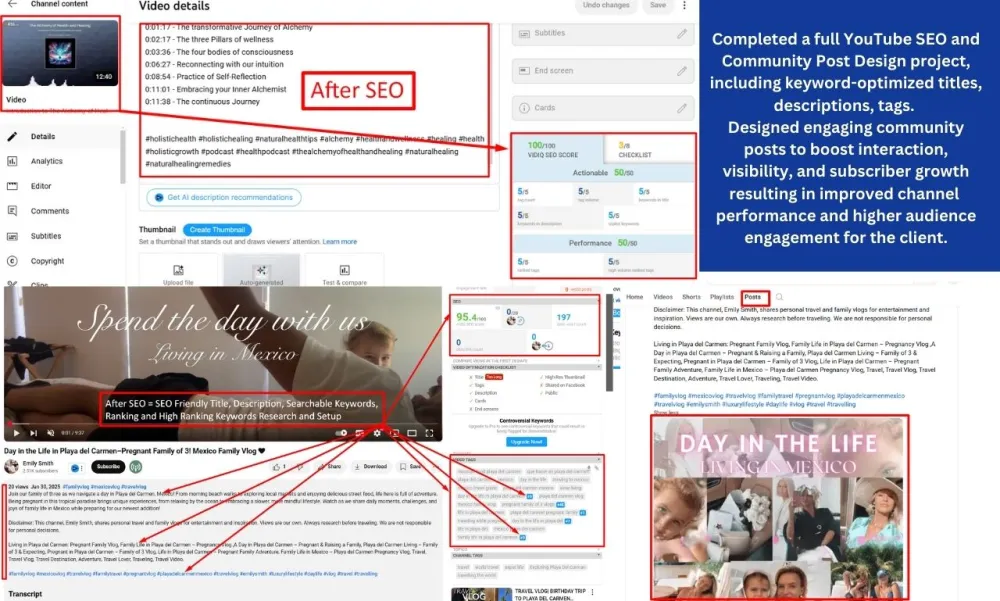 YouTube Video SEO Optimization and Ranking