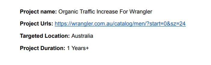 Organic Traffic Increase For Wrangler