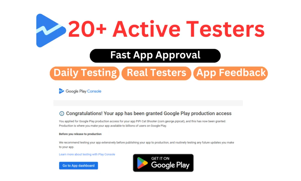 20 Tester for 14 day Closed Test