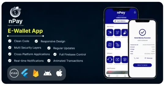 nPay – Flutter e-wallet application