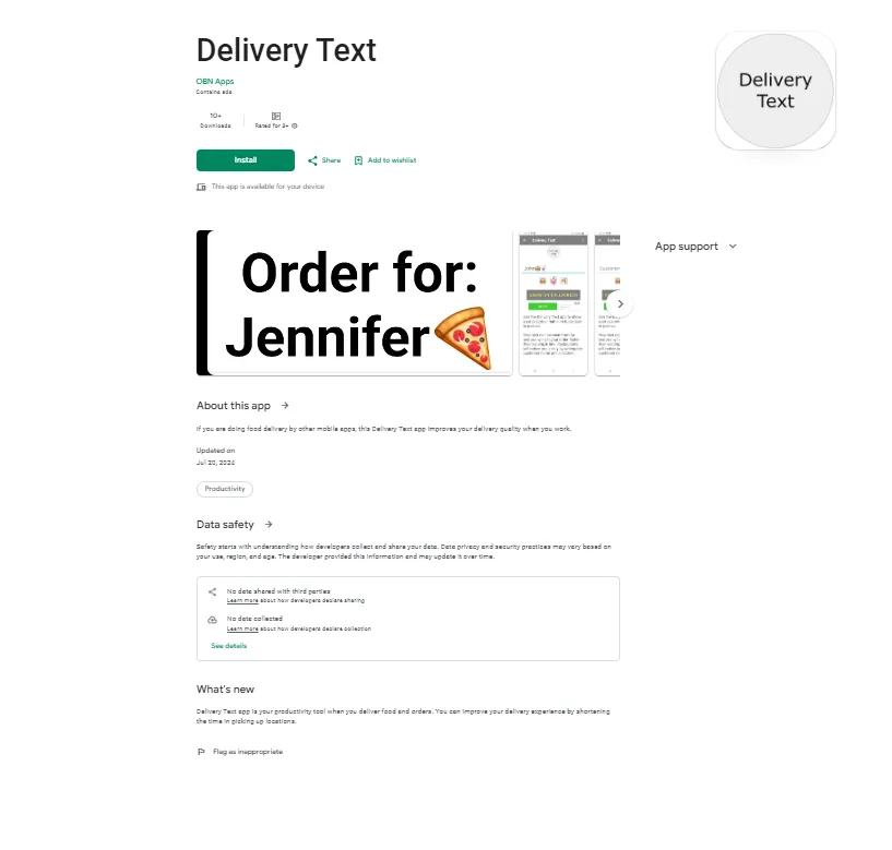 20 testers for closed testing 14 days for delivery text app