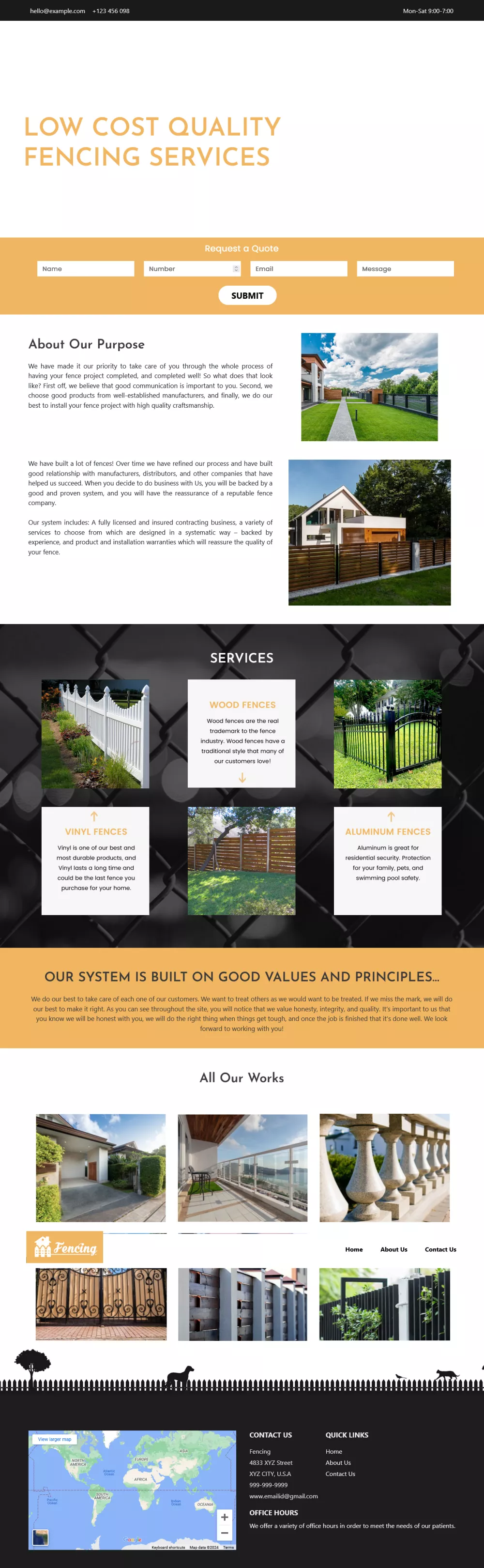 Fence Website