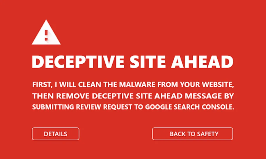 Fix Deceptive Site Ahead Warning